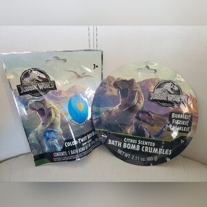 Jurassic Park Color Twist Bath Bomb & Bath Crumbles